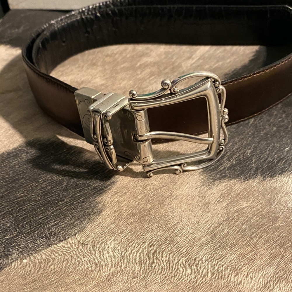Brighton belt black and copper